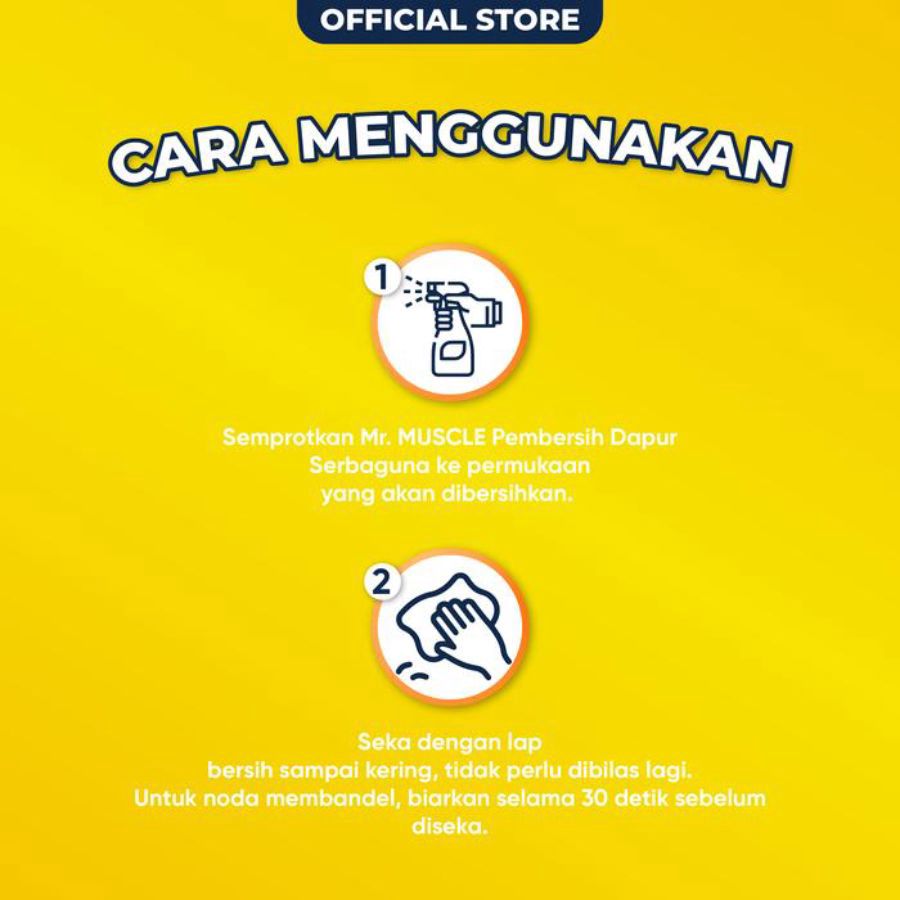 Mr. Muscle Kitchen Lemon Cairan Pembersih Dapur Pouch 400ml