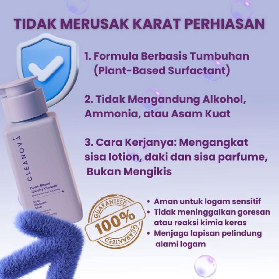 Cleanova Plant Based Jewelry Cleaner 130ml