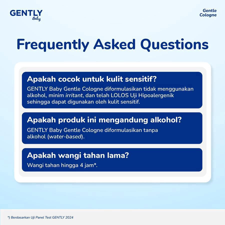 Gently Baby Gentle Cologne Chamomile Blossom Perawatan Bayi 100ml