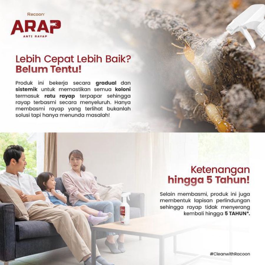 Racoon Arap Racun Anti Rayap Spray