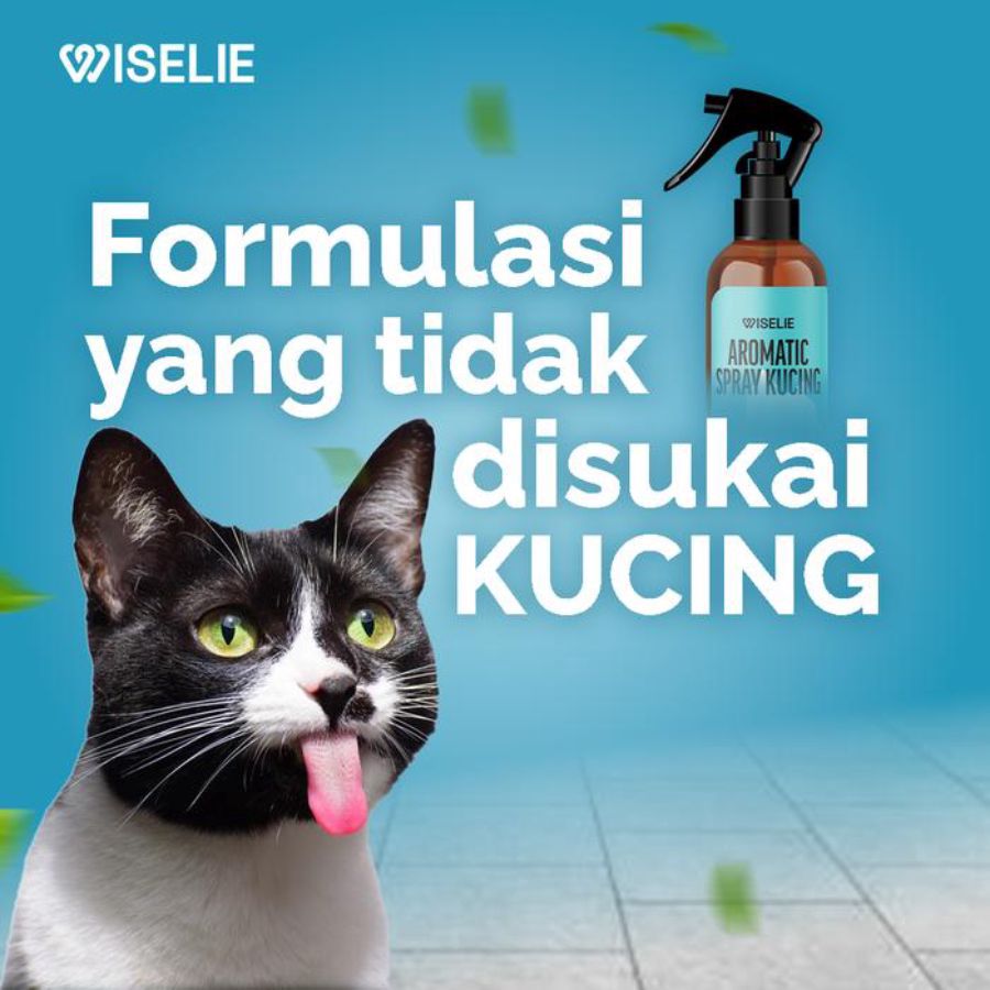 Wiselie Aromatic Spray Pengusir Kucing