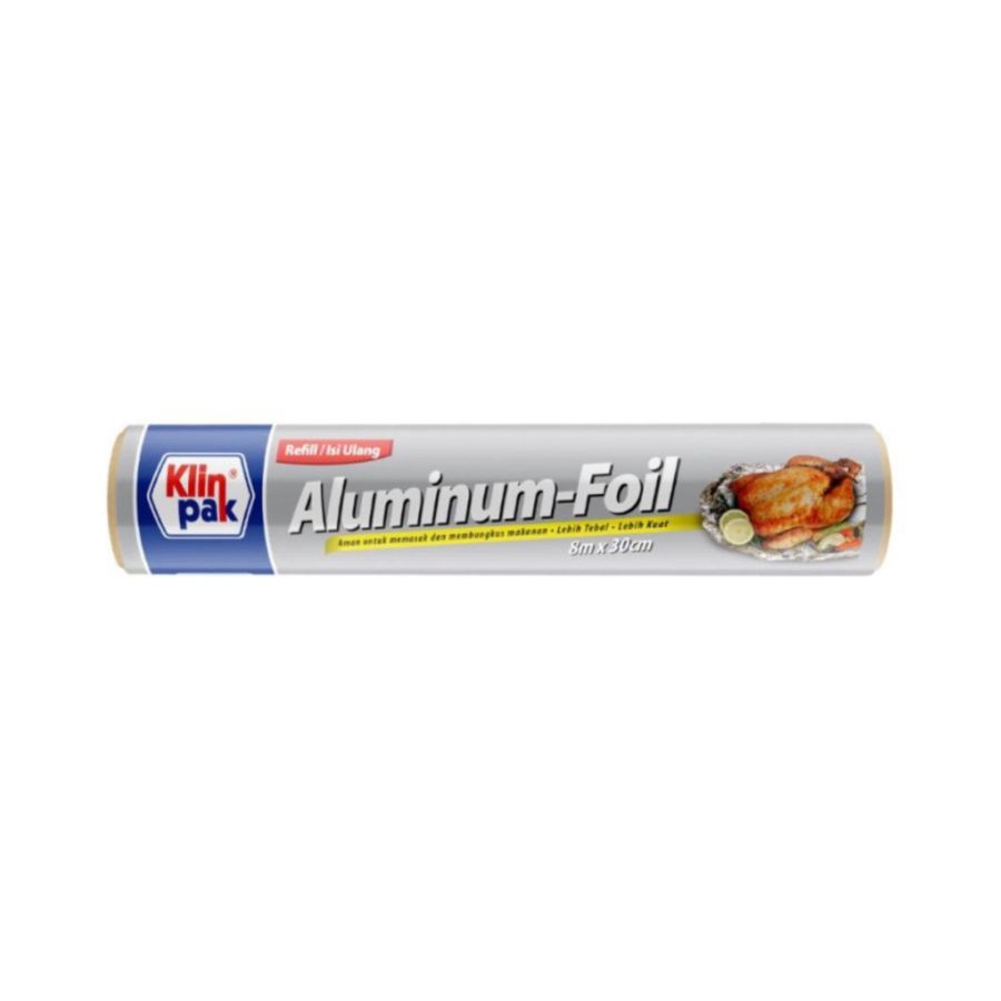 Klinpak Aluminium Foil 8 M x 30 cm Refill 1pcs