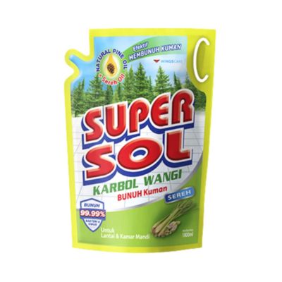 Supersol Karbol Sereh Pembersih Lantai Pouch