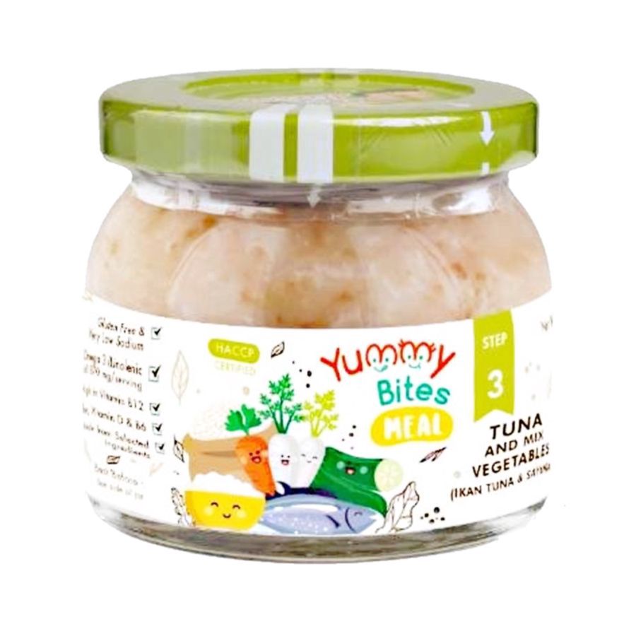 Yummy Bites Meal Step 3 Tuna & Mix Vegetable 145gram