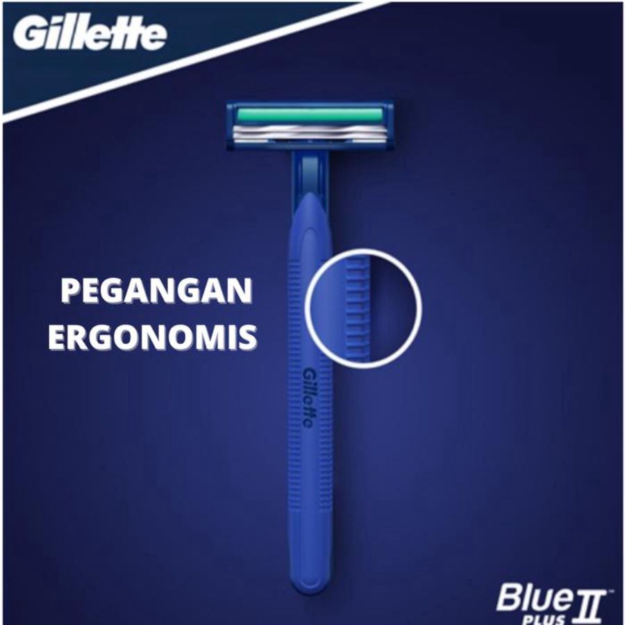 Gillette Blue Plus 2 Pisau Cukur 10pcs