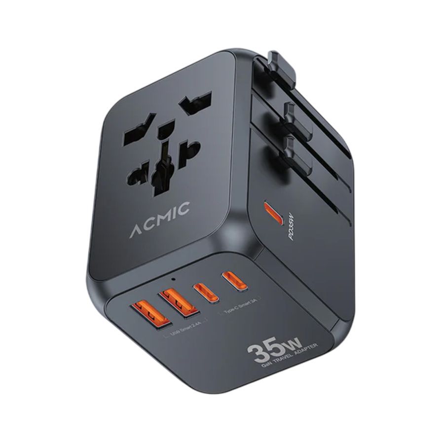 Acmic Universal Travel Adapter GaN 35 Watt TAC35 1pcs