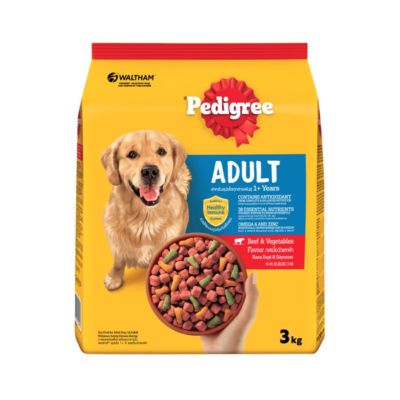Pedigree Beef & Vegetable Adult Makanan Anjing Kering
