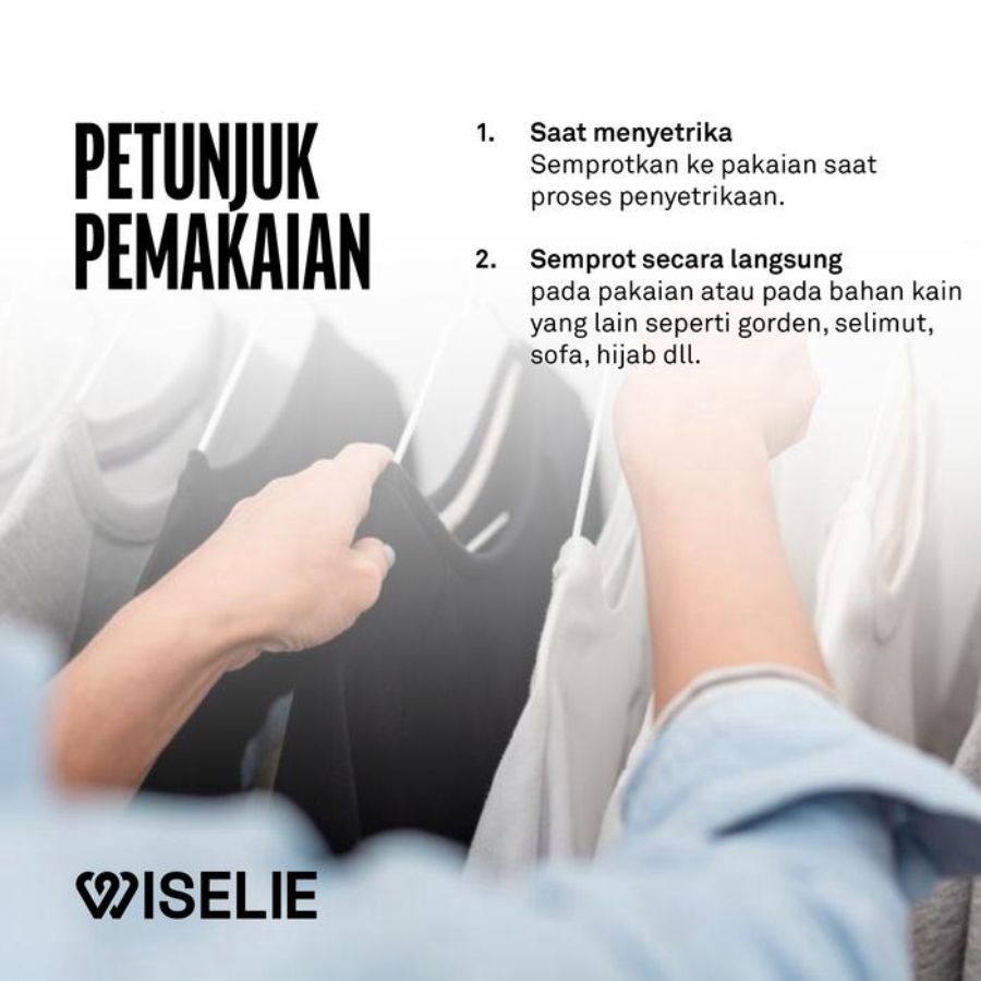 Wiselie Fabric Hygiene Parfume Pink Floral Pelicin Pakaian