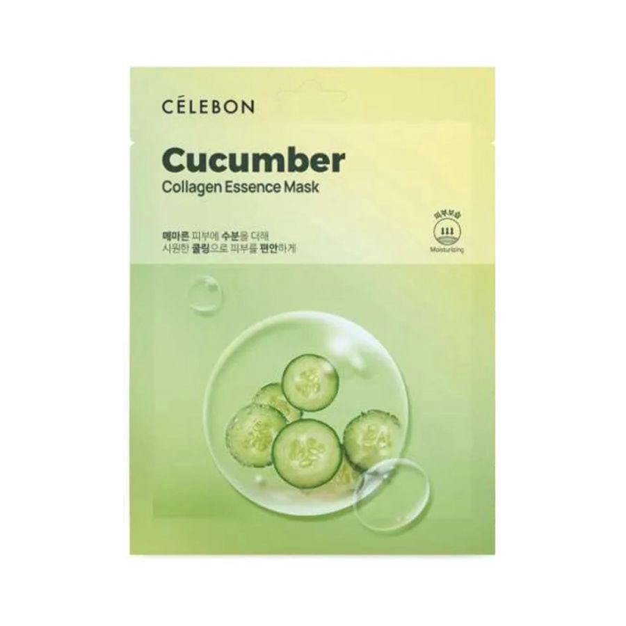 Celebon Cucumber Collagen Essence Sheet Face Mask 23ml