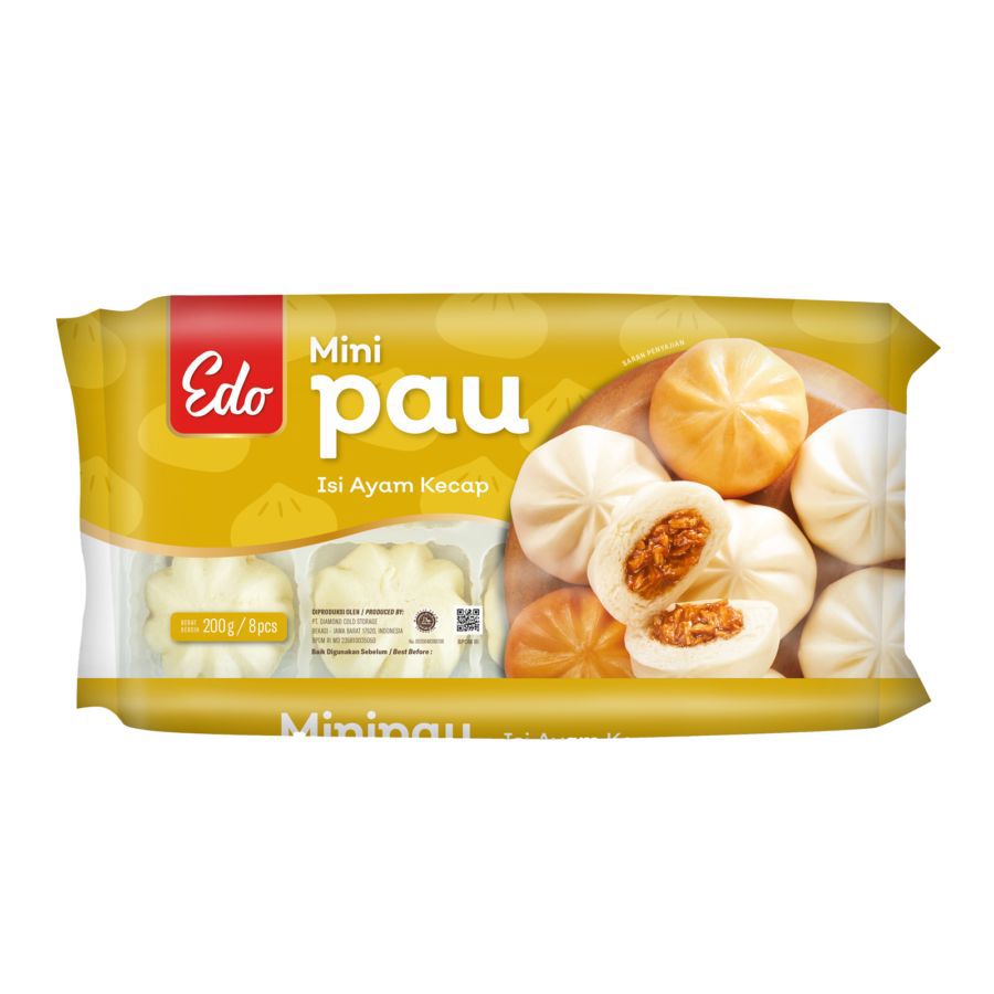 Edo Mini Pau Isi Ayam Kecap 200gram