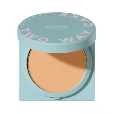 Luxcrime Blur & Cover Custard Oil Control Bedak Two Way Cake