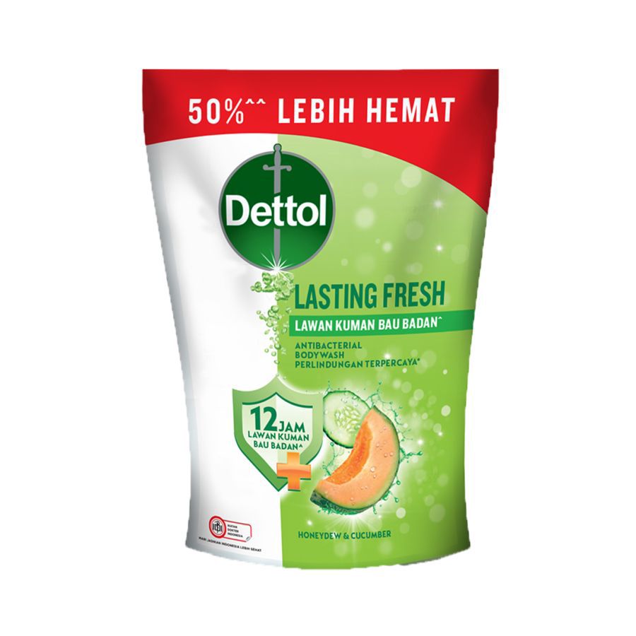 Dettol Lasting Fresh Honeydew & Cucumber Antibacterial Body Wash 720ml