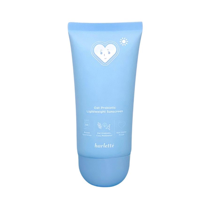 Harlette Oat Probiotic Lightweight Sunscreen Spf 50 Pa++++ 1pcs