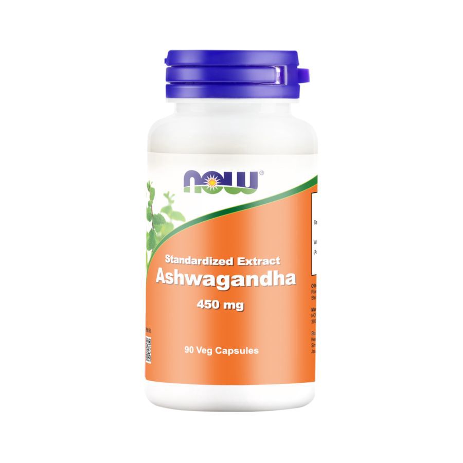NOW Ashwagandha 450mg Veg Capsules 90kapsul