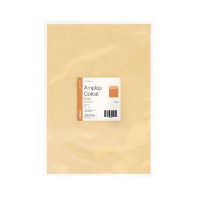 Amplop Folio Coklat A Basics