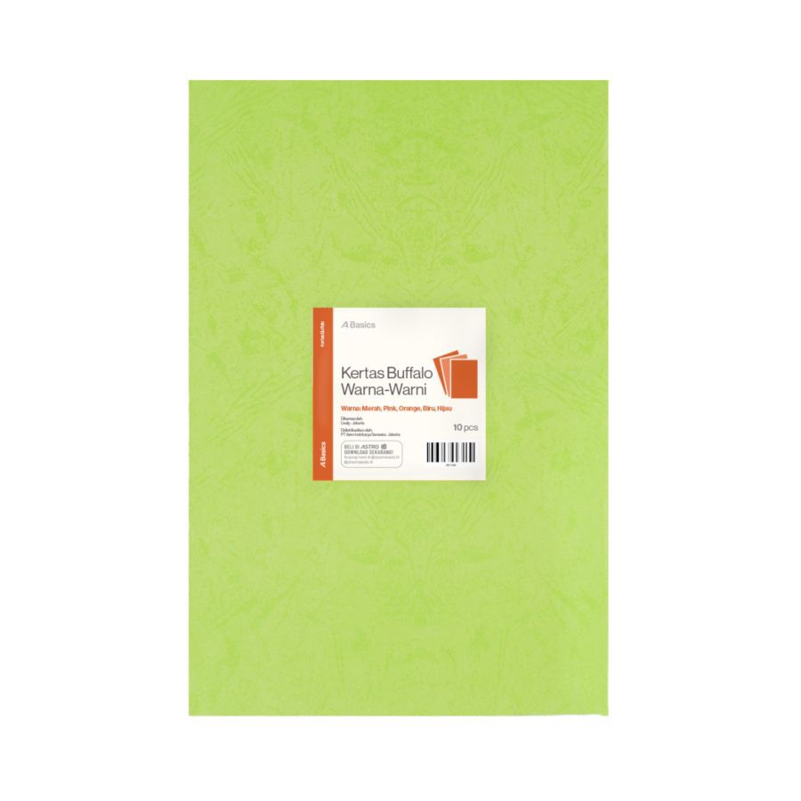 Kertas Buffalo Warna-Warni A Basics 10sheets