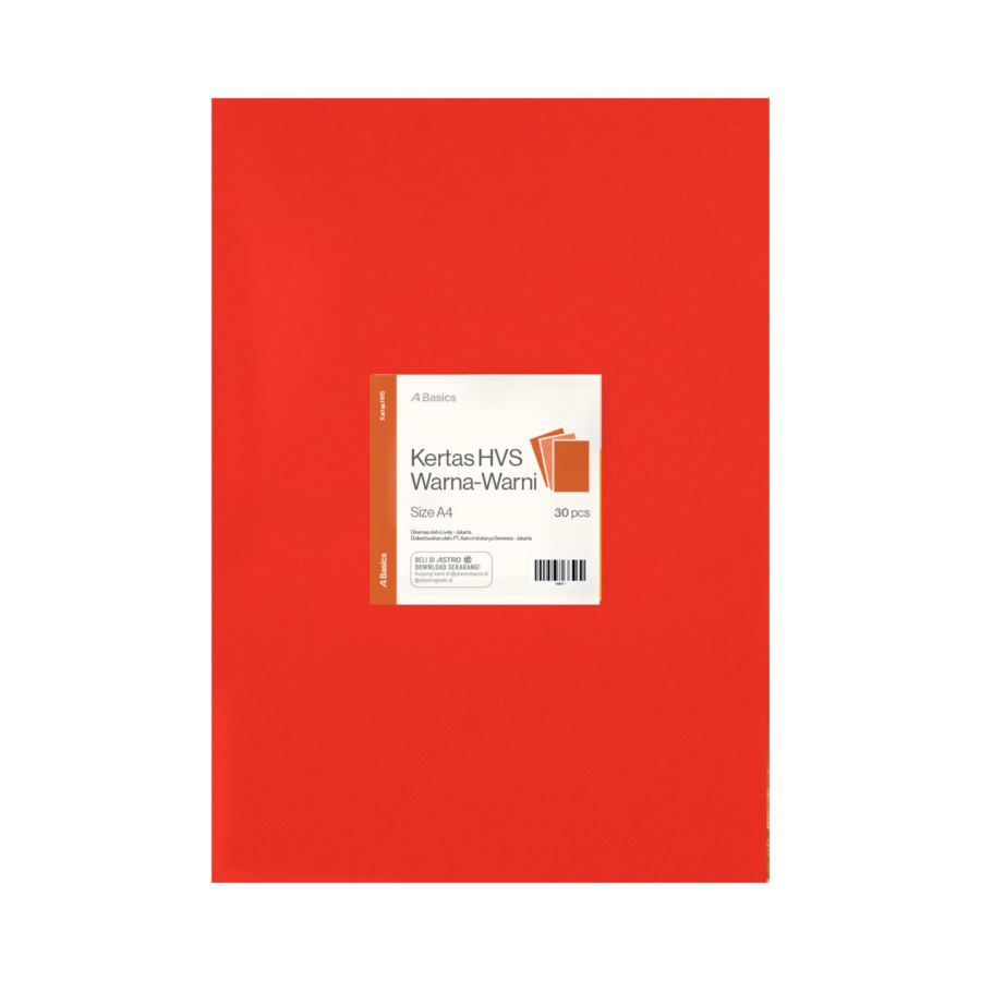 Kertas HVS Warna-Warni A Basics 30sheets