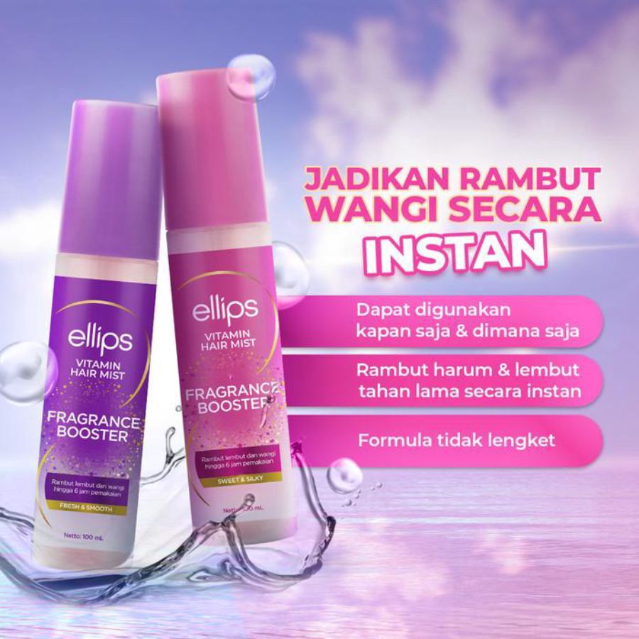 Ellips Vitamin Hair Mist Sweet & Silky Fragrance Booster 100ml
