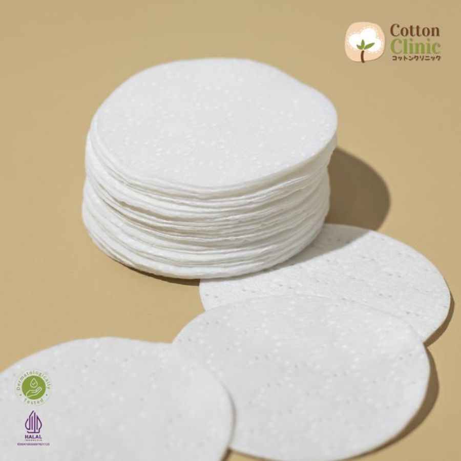 Cotton Clinic Round Textured Cotton Pads 100pcs