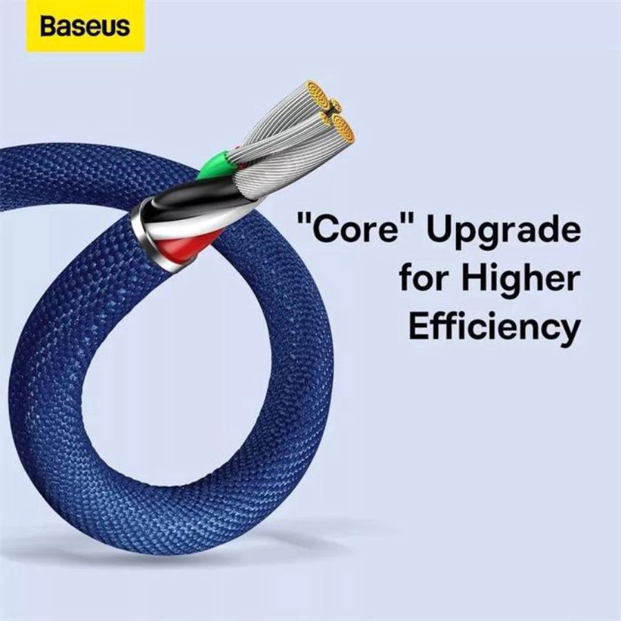Baseus Crystal Shine Series Fast Charging Data Cable USB Type A to Lightning 2.4 A 2 M Black 1pcs