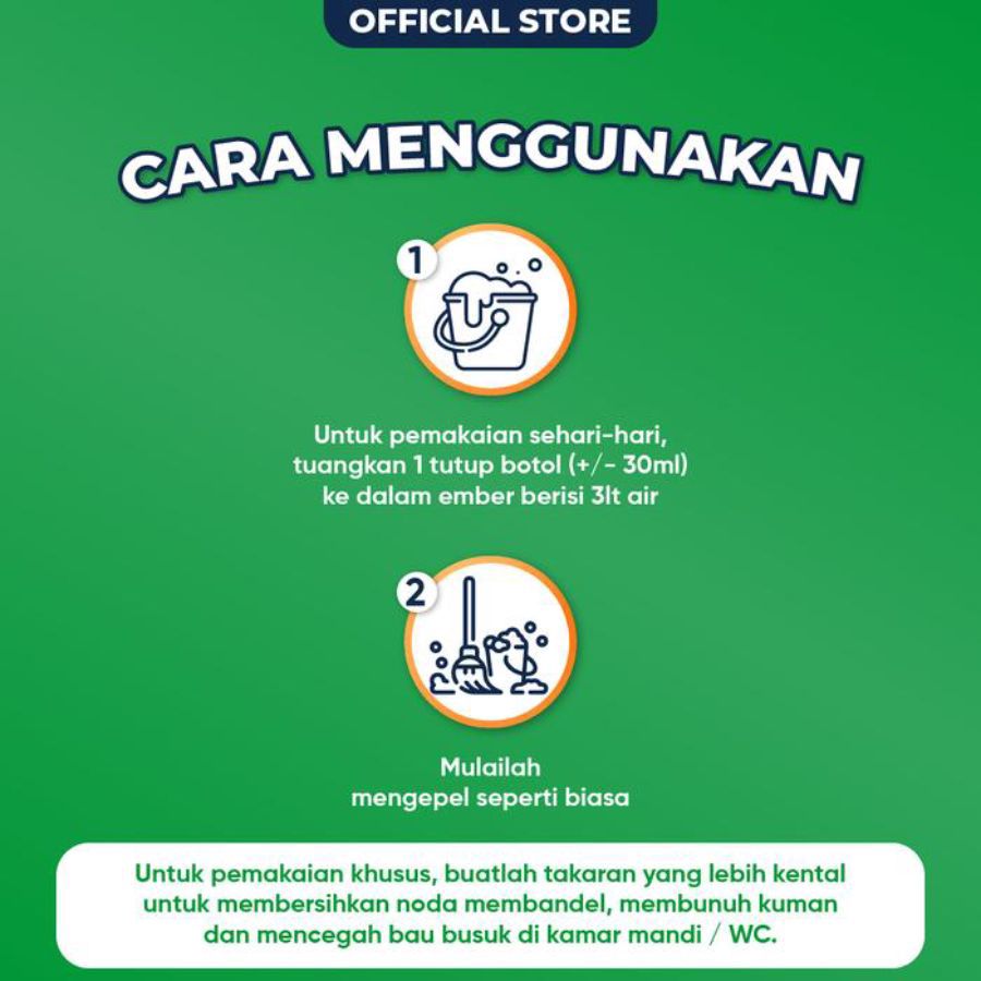 Mr Muscle Axi Triguna Apple Pembersih Lantai Pouch 720ml