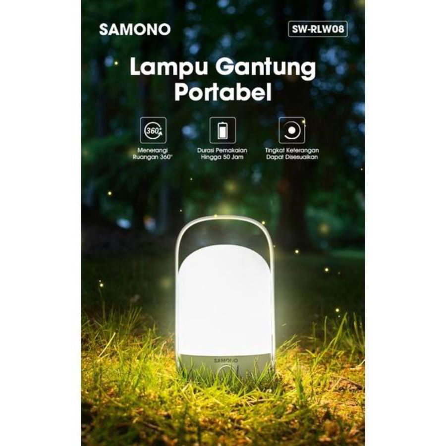 Samono Lampu Emergency Gantung Portabel 360° SW-RLW08