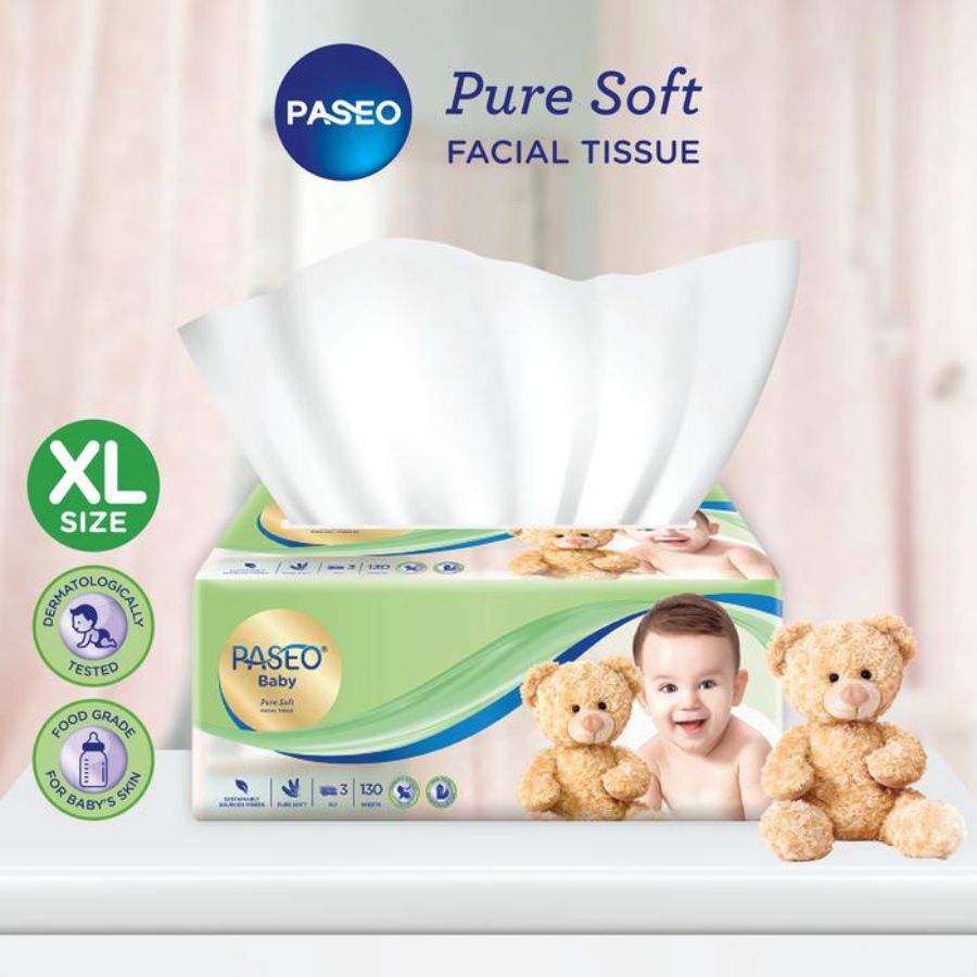 Paseo Baby Pure Soft Tissue 130sheets