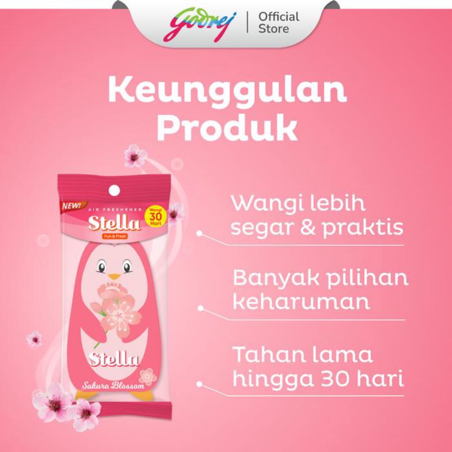 Stella Fun & Fresh Sakura Blossom Pengharum Ruangan 20gram
