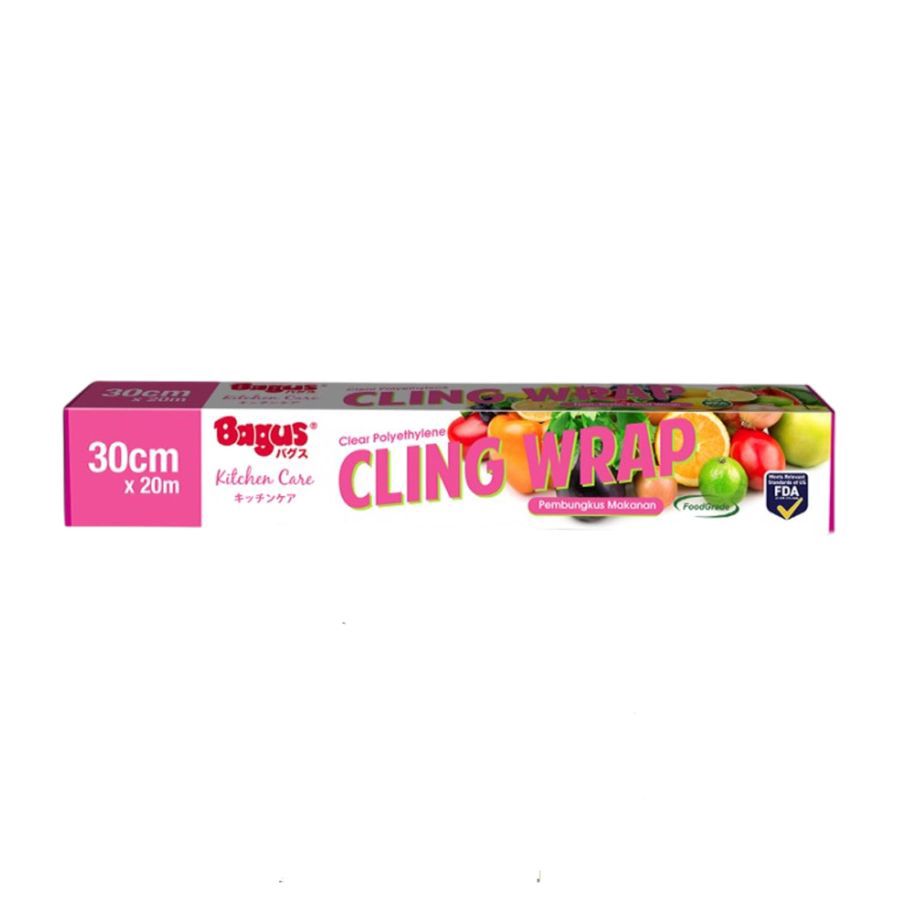 Bagus Cling Wrap Size 30 cm x 20 m Box 1pcs