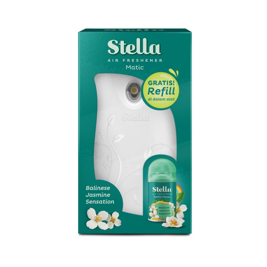 Stella Matic Balinese Jasmine Device + Refill Pengharum Ruangan 1pack