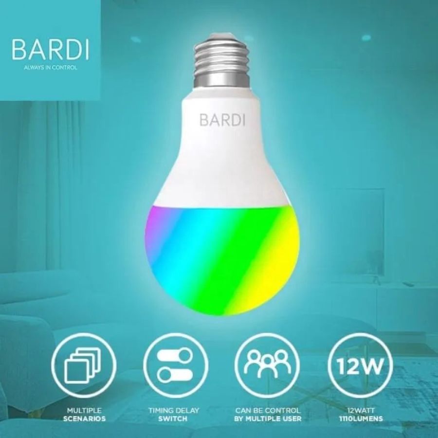 BARDI Smart Light Bulb RGBWW 12W Wifi 1pcs