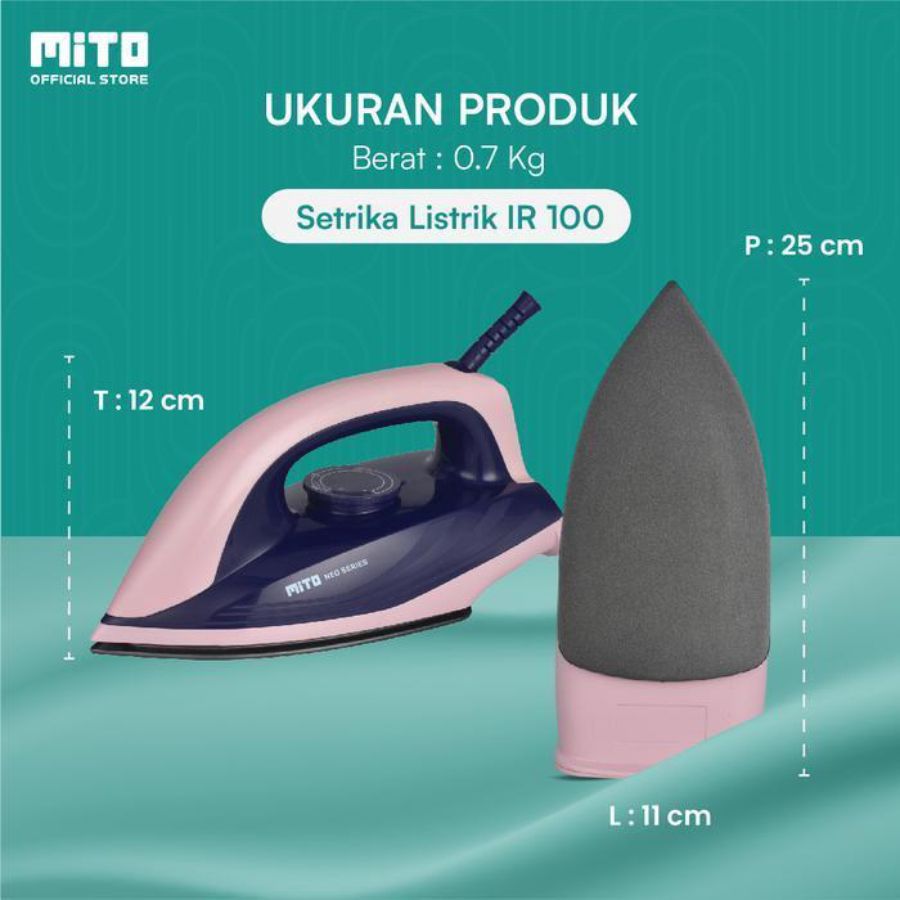 Mito Setrika Pakaian IR100 1pcs