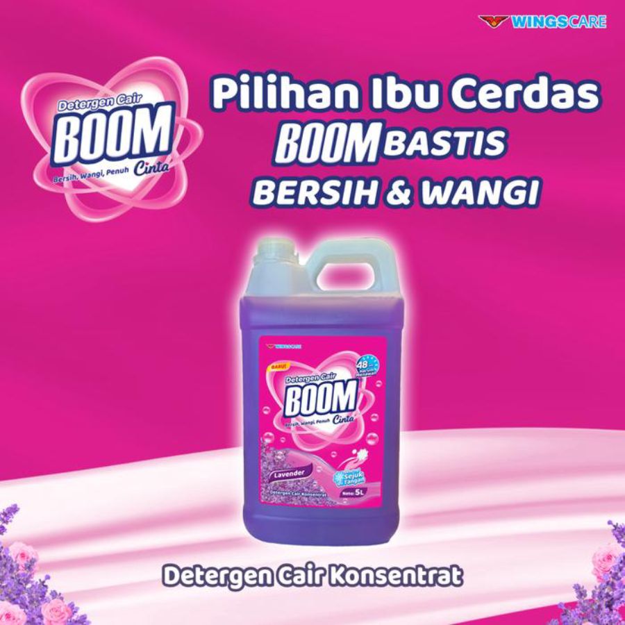 Boom Cinta Lavender Detergen Cair Jerigen