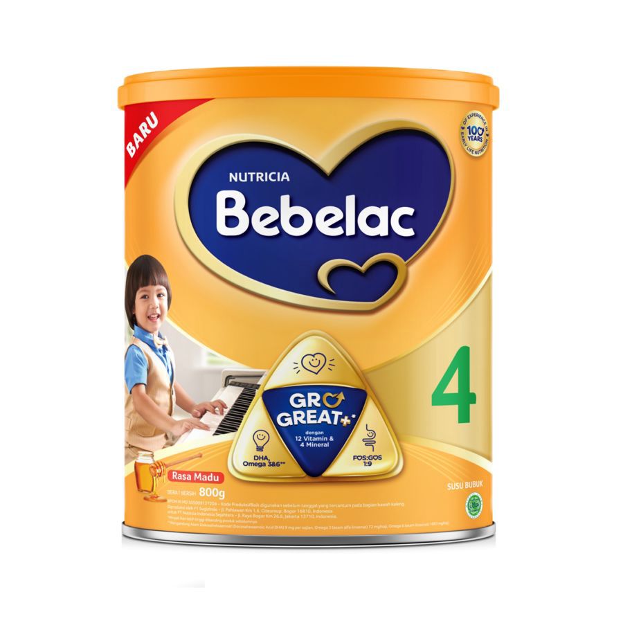 Bebelac 3+ Madu Great+ Susu Formula 3-6 Tahun 800gram