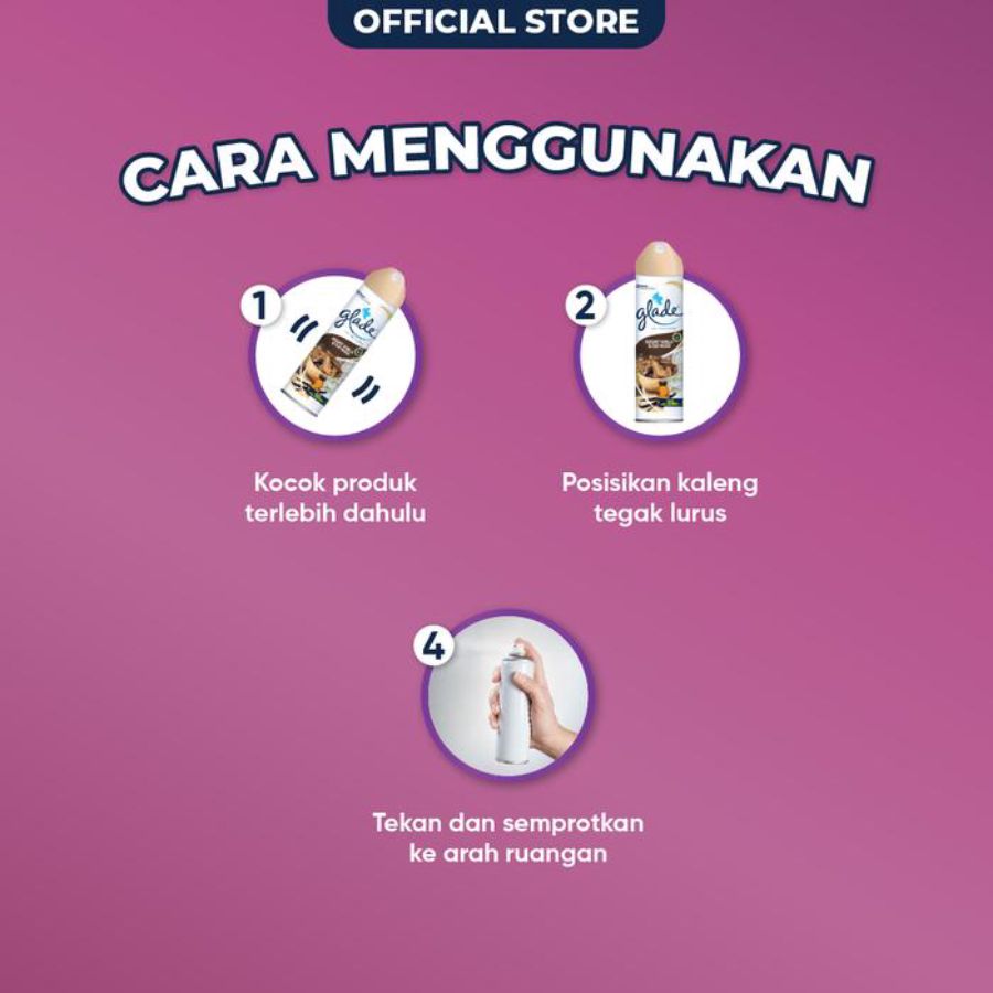 Glade Aerosol Wild Berries Pengharum Ruangan 350ml