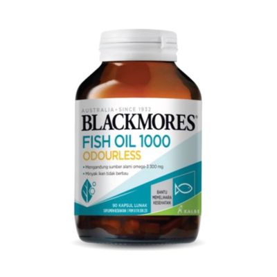 Blackmores Odourless Fish Oil 1000 Suplemen Kesehatan Botol