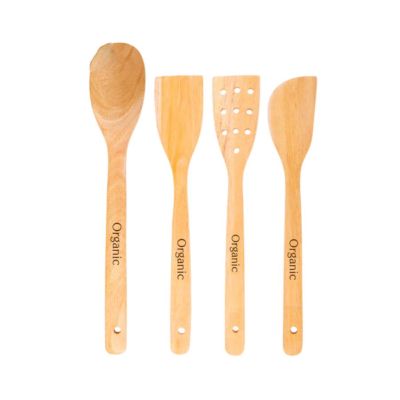 BOLDe Organic Utensil Set 4pcs Wood Series