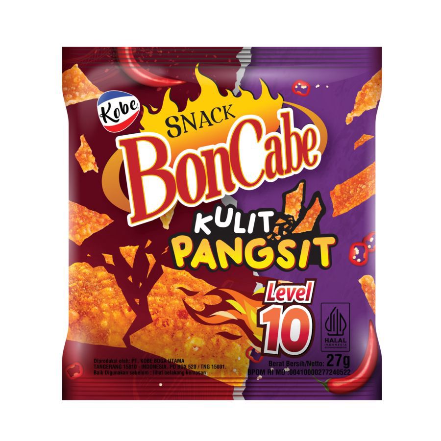 Snack Boncabe Kulit Pangsit Level 10 70gram