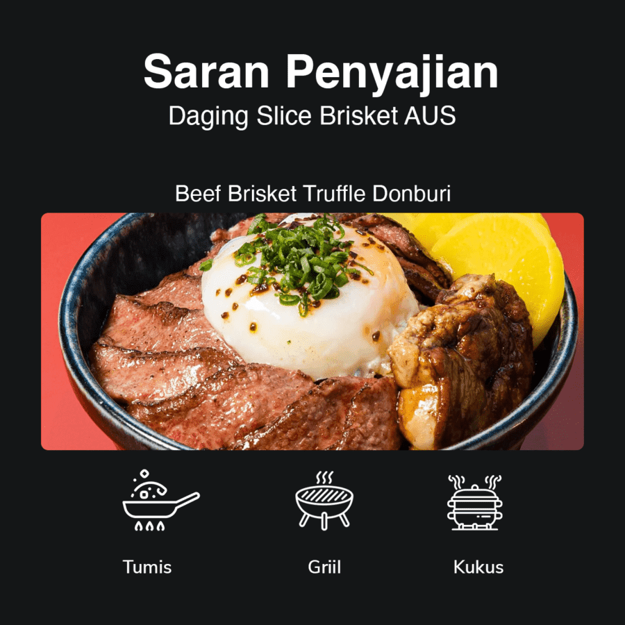 Daging Slice Brisket AUS Astro Farm 500gram