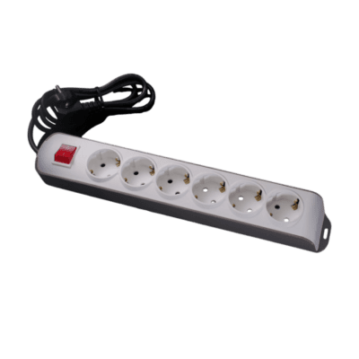 Broco Stop Kontak 6 Lubang Miring Child Protection + Switch Dengan Kabel 1,5 M 15866