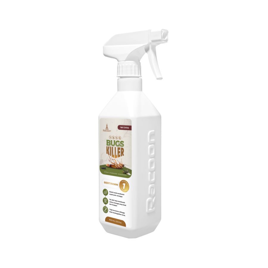 Racoon Bugs Killer Spray Anti Kecoa, Semut & Serangga 600ml