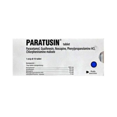Paratusin Obat Flu dan Batuk Strip
