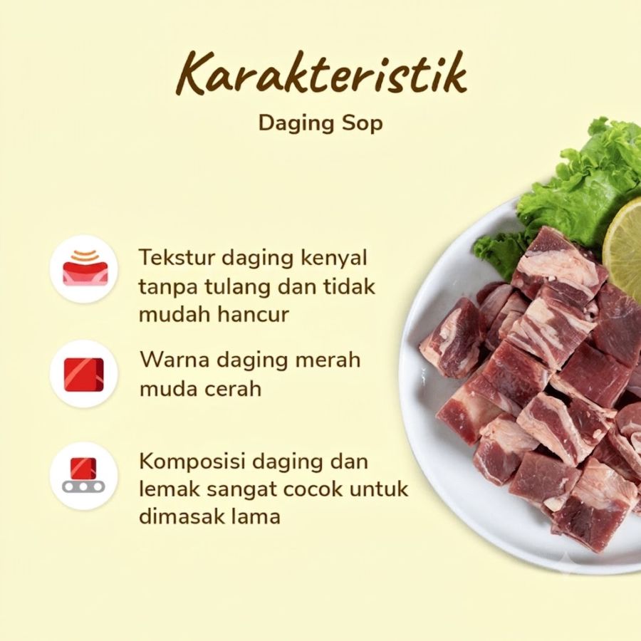 Daging Sop Import Astro Farm 250gram