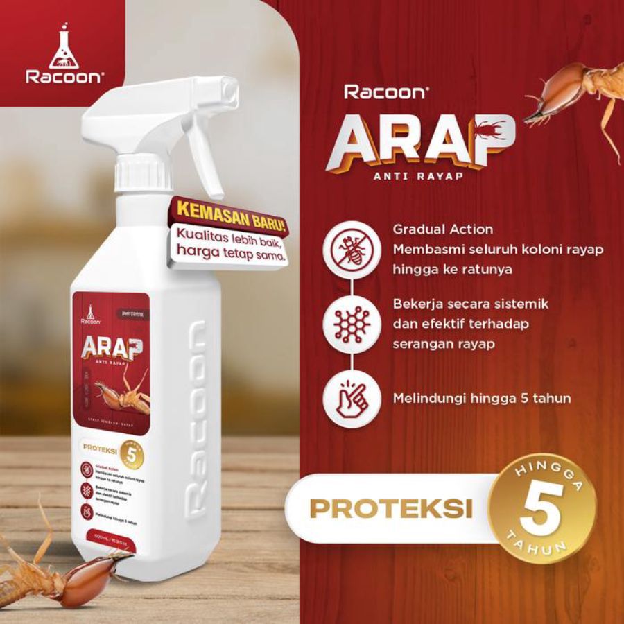 Racoon Arap Racun Anti Rayap Spray