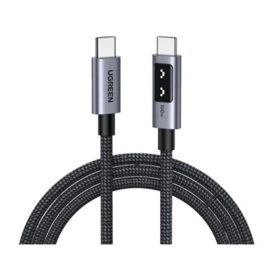 Ugreen Uno Cable Type C to Type C 100 W Nylon 1 M Black