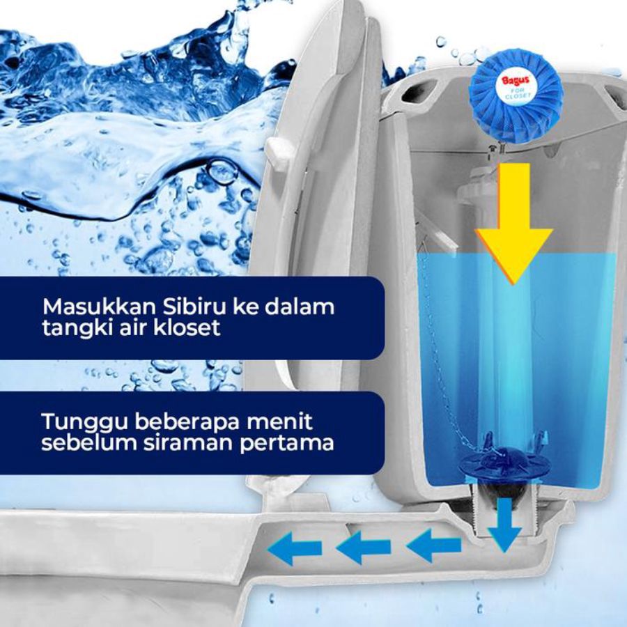 Bagus Sibiru Anti Bakterial Pembersih Kloset 100gram
