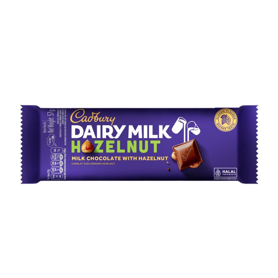 Cadbury Dairy Milk Hazelnut Cokelat 52gram