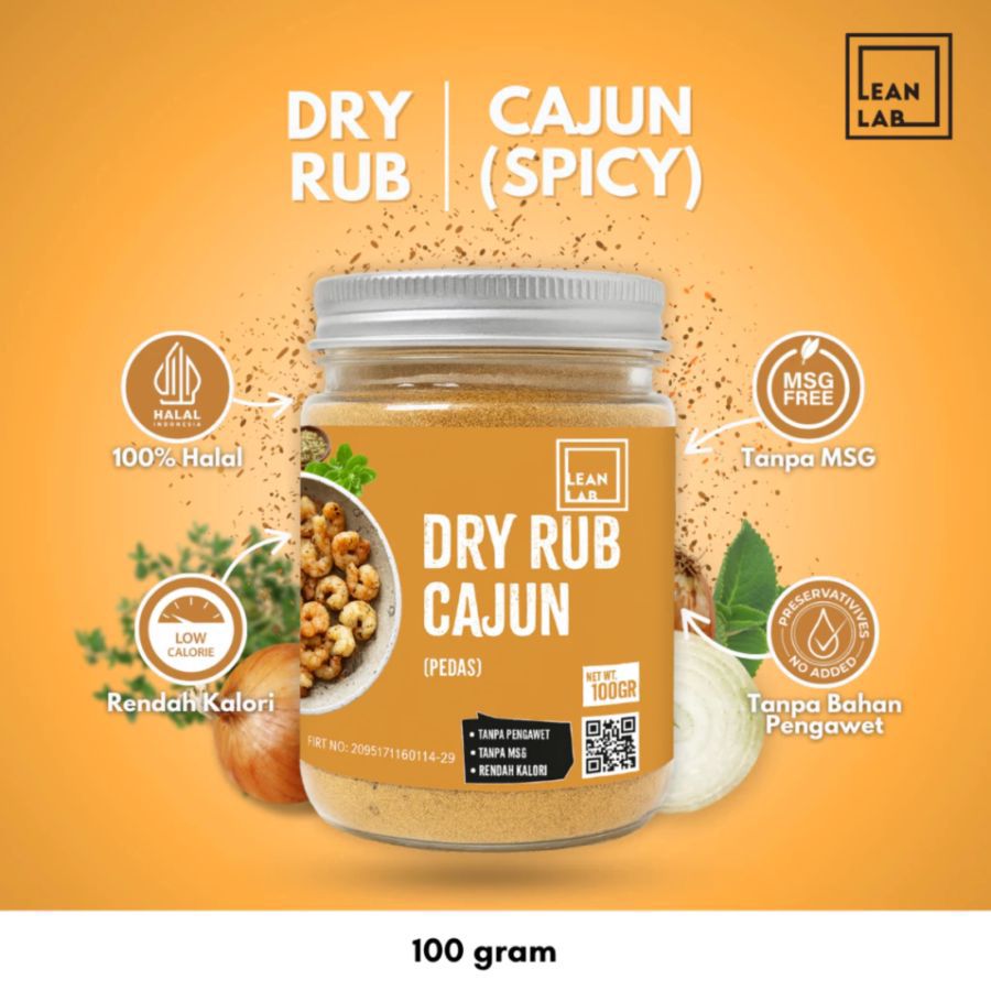 Lean Lab Dry Rub Cajun 100gram