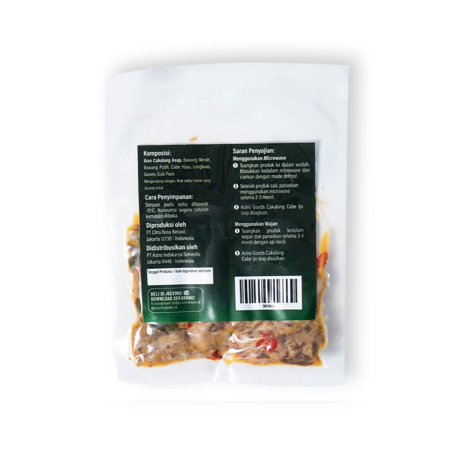 Cakalang Cabe Hijau Single Portion Kafe Betawi x Astro Goods