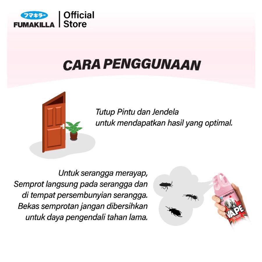 Vape Aerosol Sweet Powder Pembasmi Serangga